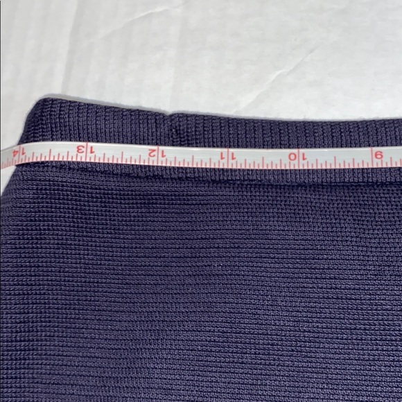 Tory Burch navy Bow skirt S - Picture 8 of 10